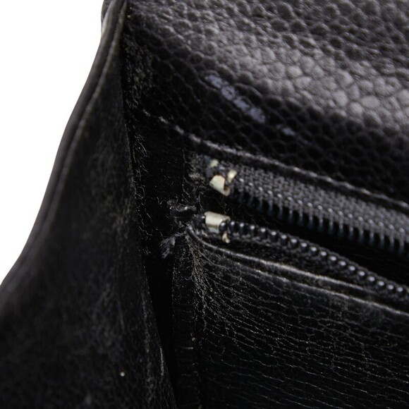 Dior logo shoulder bag black leather - Picture 7 of 9